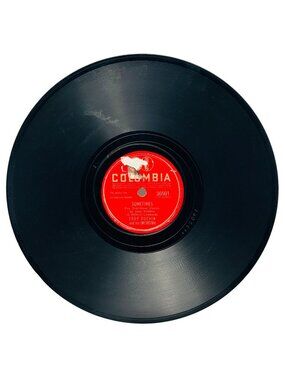 Eddy Duchin Sometimes / How About You 10 Inch Shellac 78 RPM Columbia 36501